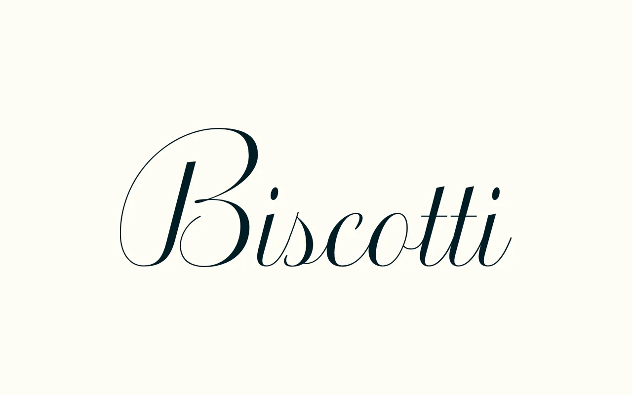 Biscotti specimen from Occupant Fonts
