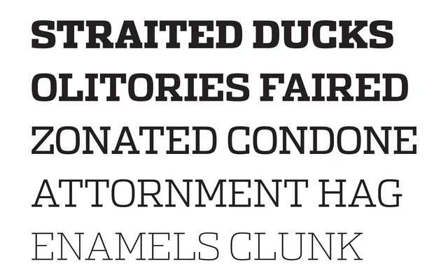 Dispatch 2 specimen from Occupant Fonts
