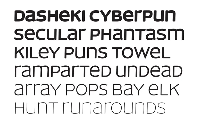 Gasket Unicase specimen from Occupant Fonts