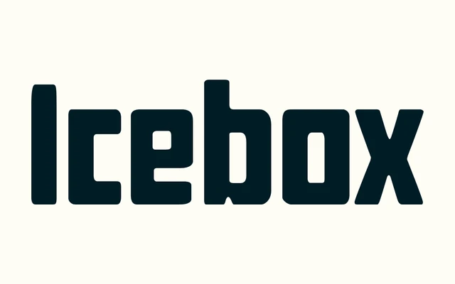 Icebox specimen from Occupant Fonts