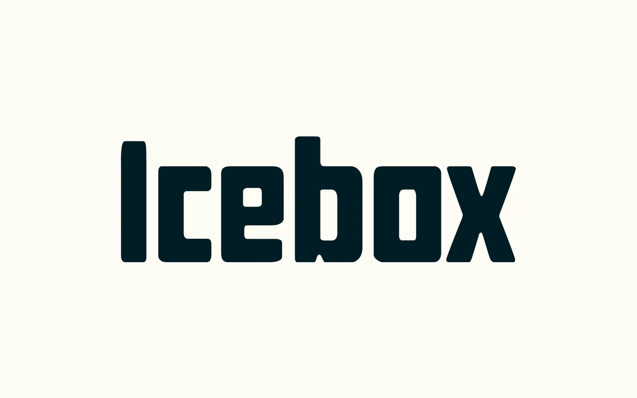 Icebox specimen from Occupant Fonts