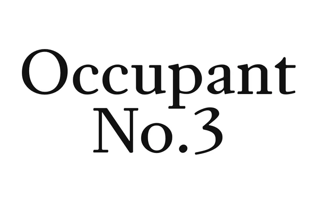 Occupant No.3 specimen from Occupant Fonts