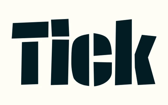 Tick specimen from Occupant Fonts