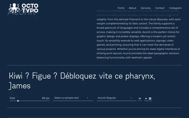 Aconit specimen from Octotypo