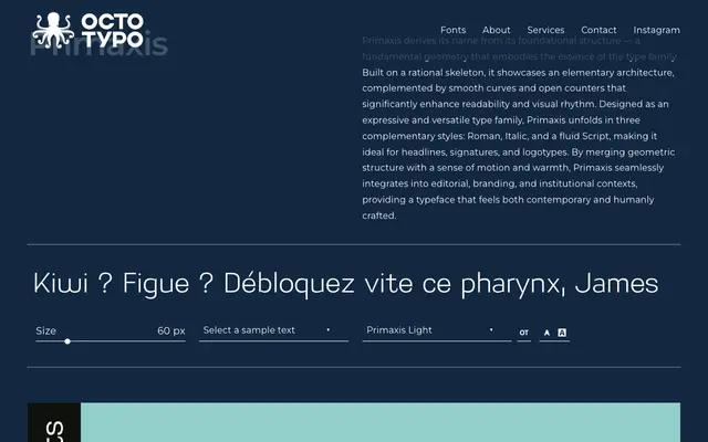 Primaxis specimen from Octotypo