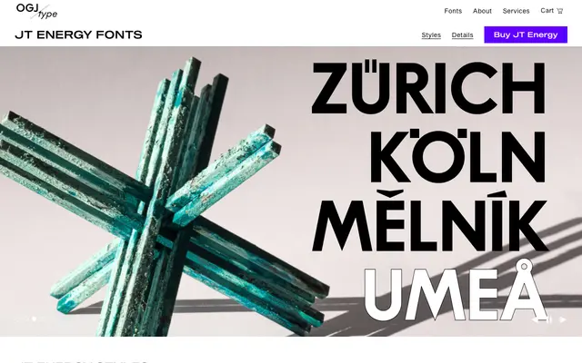 JT Energy specimen from OGJ Type Design