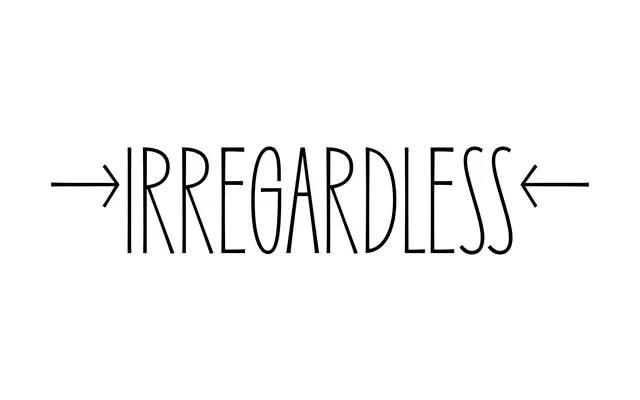 Irregardless specimen from OH no Type