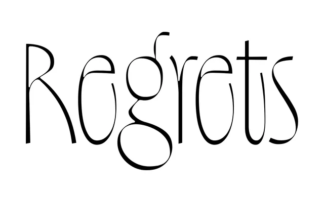Regrets specimen from OH no Type