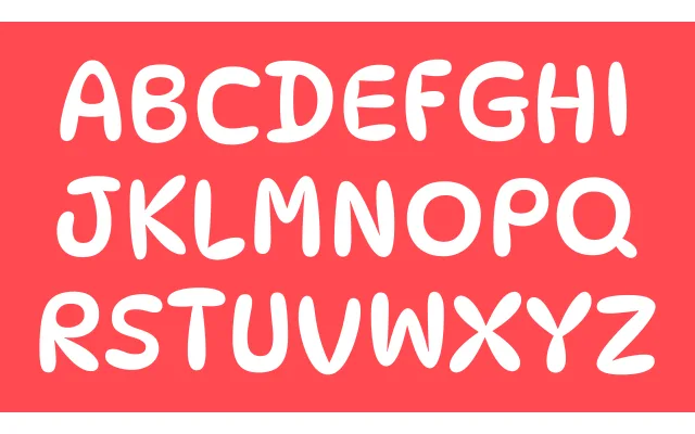 DynaPuff specimen from Omega Type Foundry