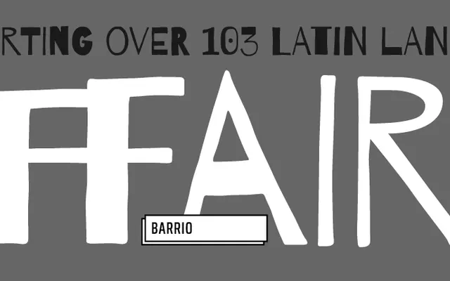 Barrio specimen from Omnibus-Type