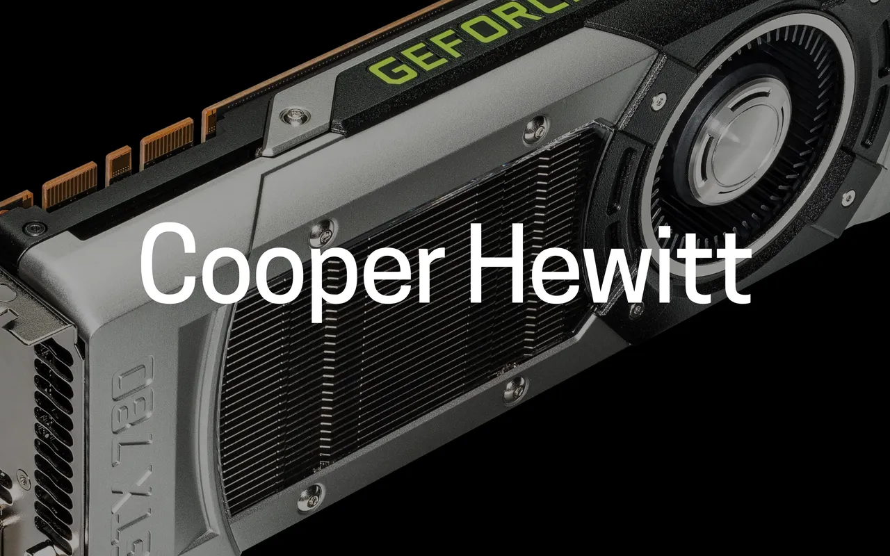 Cooper Hewitt specimen from Open Foundry