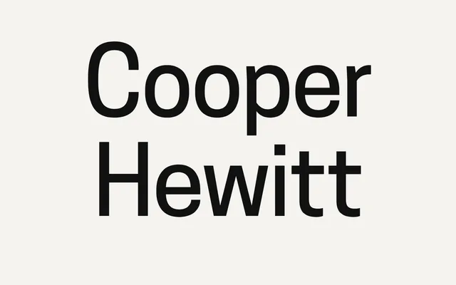 Cooper Hewitt specimen from Open Foundry
