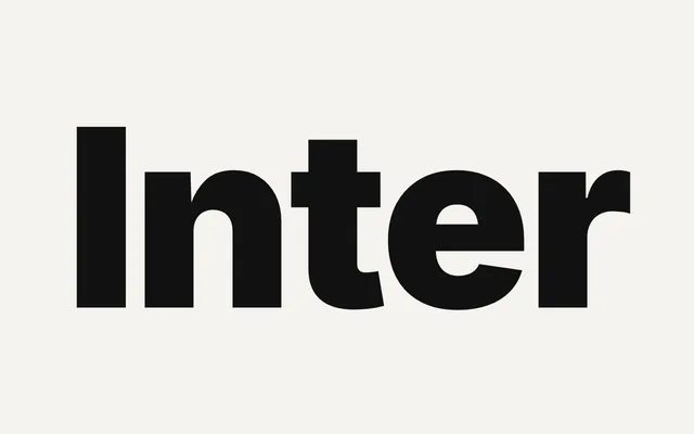 Inter specimen from Open Foundry