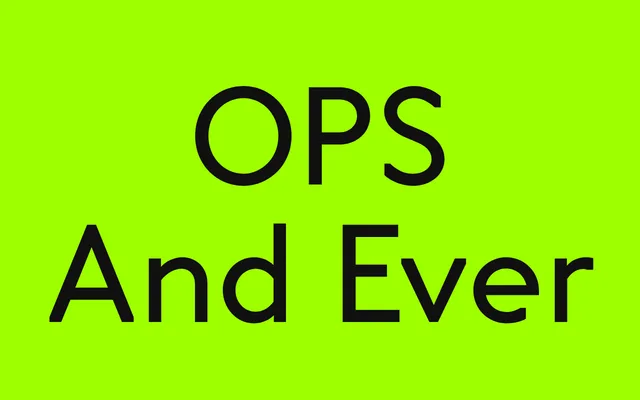 OPS And Ever specimen from OPS Type
