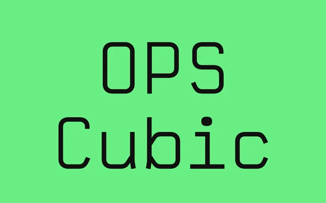 OPS Cubic specimen from OPS Type
