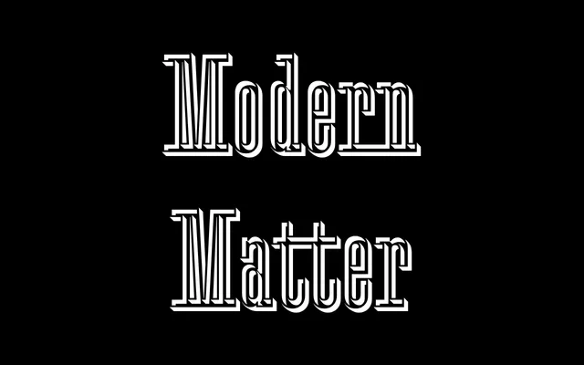 Modern Matter specimen from Optimo