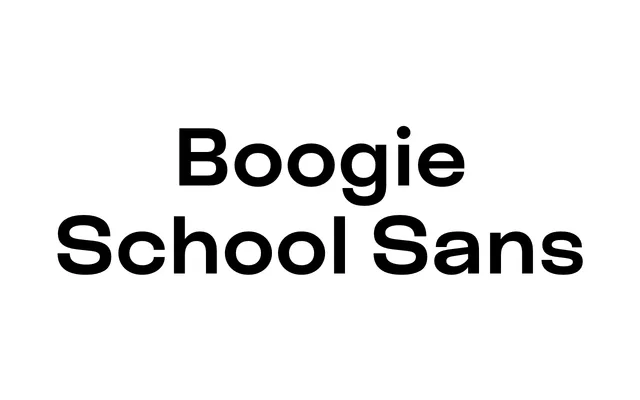 Boogie School Sans specimen from Or Type