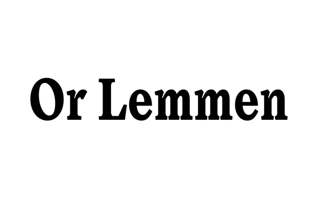 Or Lemmen specimen from Or Type