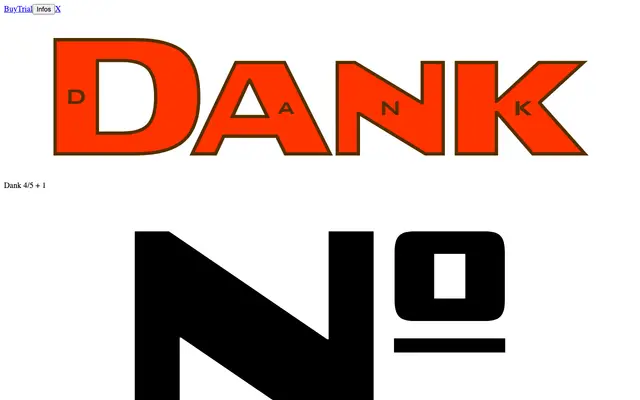Dank specimen from OTT Foundry