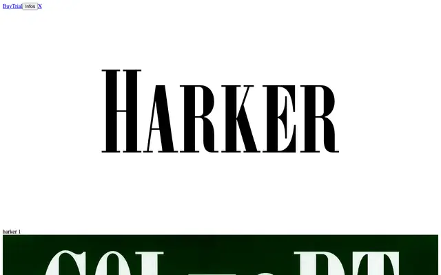 Harker specimen from OTT Foundry