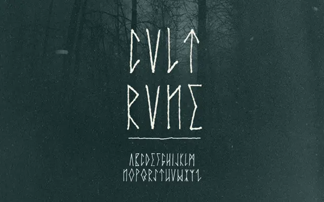CVLT RVNE REGULAR specimen from Out of Step Font Company