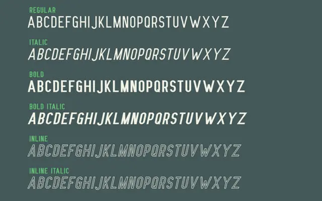 Elegrand Gothic Family specimen from Out of Step Font Company
