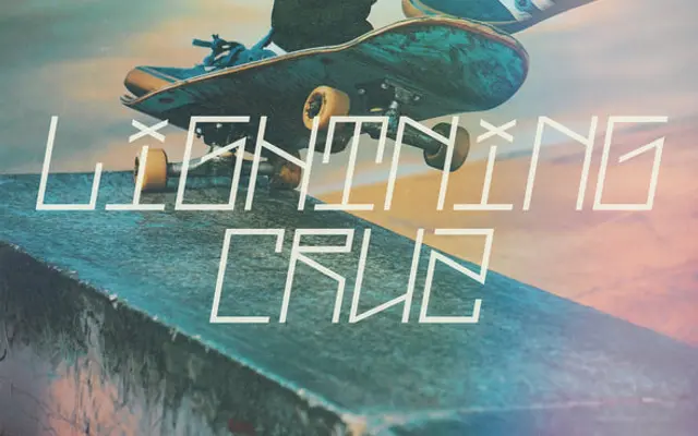 Lightning Cruz Regular specimen from Out of Step Font Company