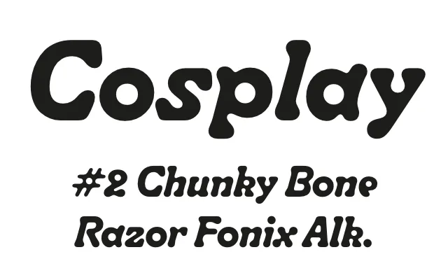 Cosplay specimen from Out of the Dark