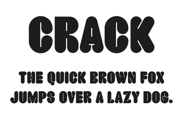 Crack specimen from Out of the Dark