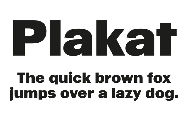 Plakat specimen from Out of the Dark