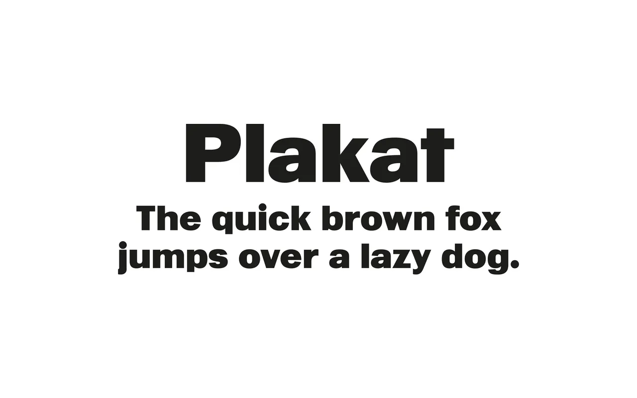 Plakat specimen from Out of the Dark