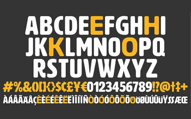 Artz specimen from P22 Type Foundry