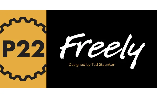 Freely specimen from P22 Type Foundry
