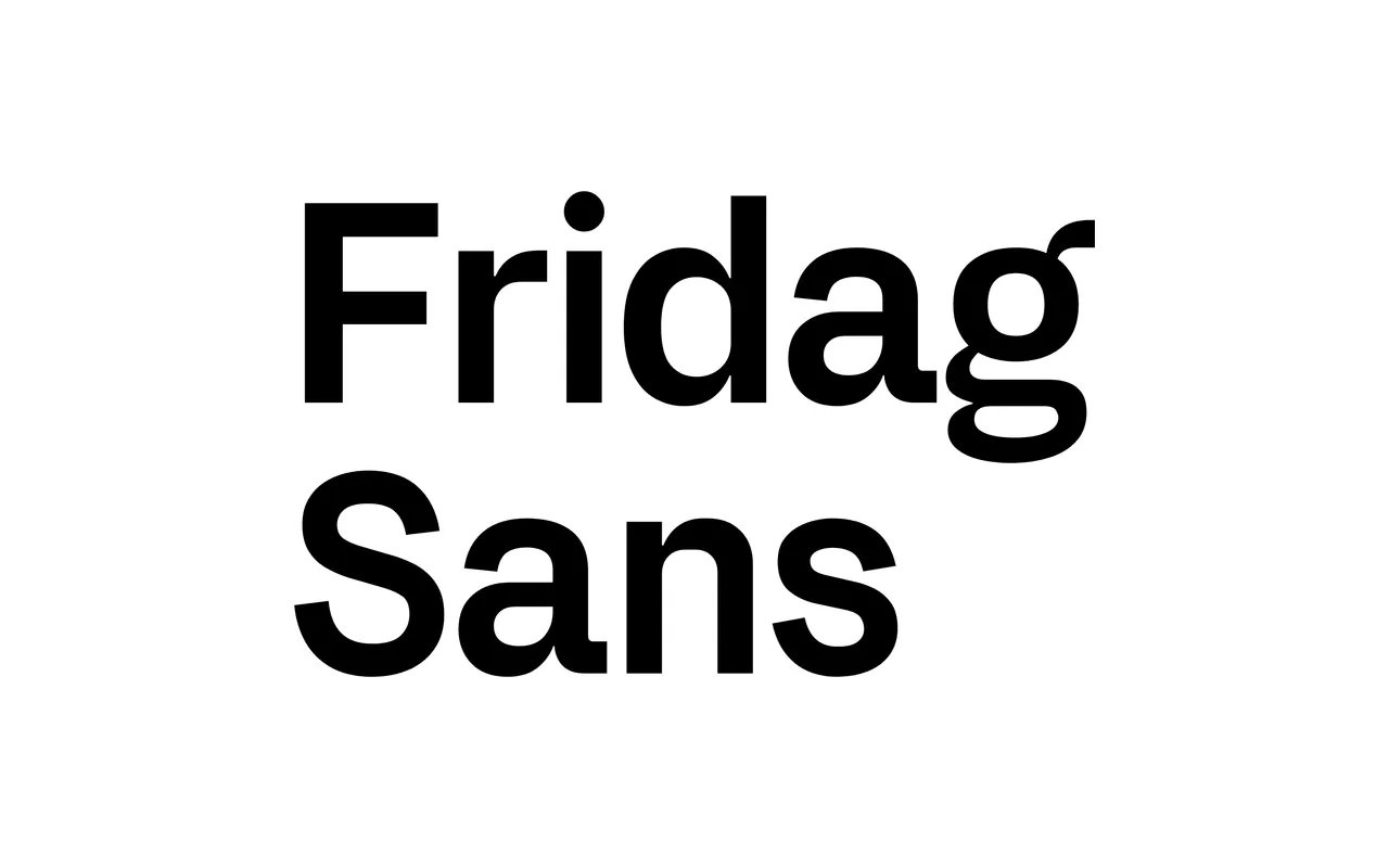 Fridag Sans specimen from Paavola Type Studio