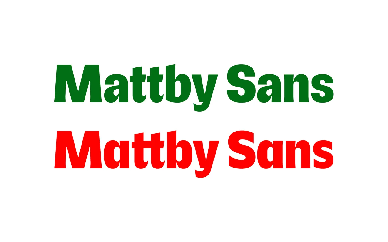 PTS Mattby Sans specimen from Paavola Type Studio