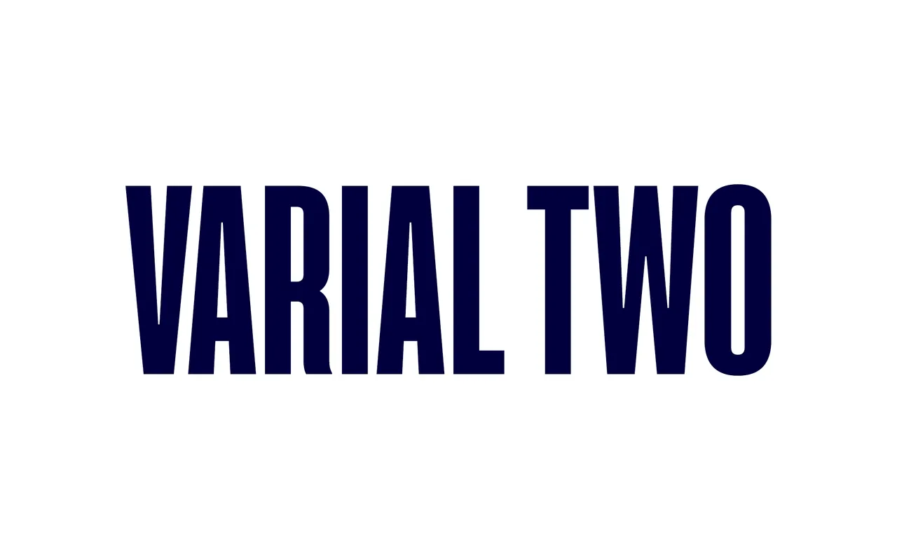 Varial Two specimen from Paavola Type Studio