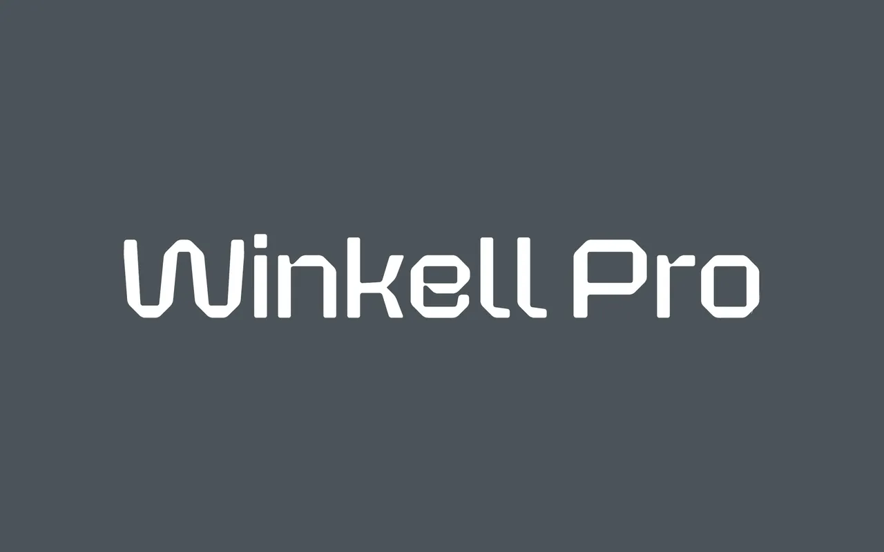 Winkell Pro specimen from Paavola Type Studio