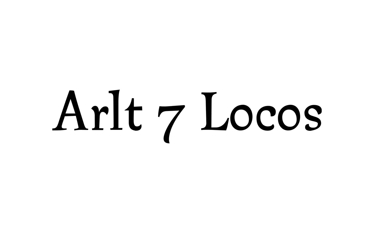 Arlt 7 Locos specimen from Pampatype