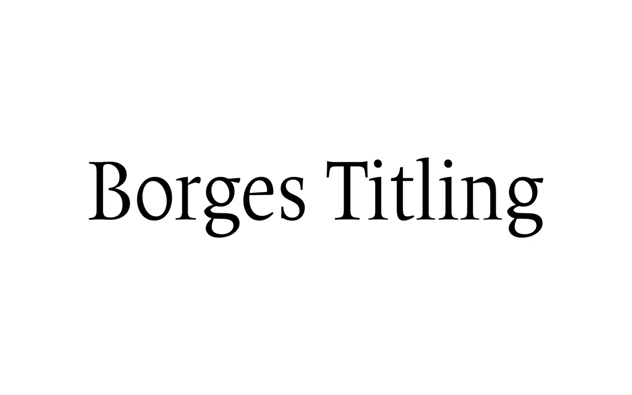 Borges Titling specimen from Pampatype