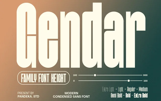 Gendar specimen from Pandeka Studio