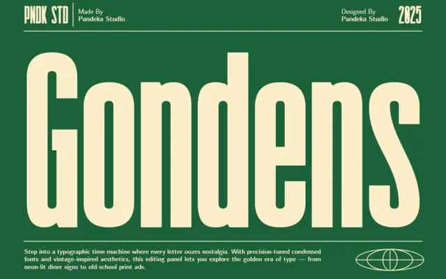 Gondens specimen from Pandeka Studio