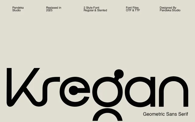 Kregan specimen from Pandeka Studio
