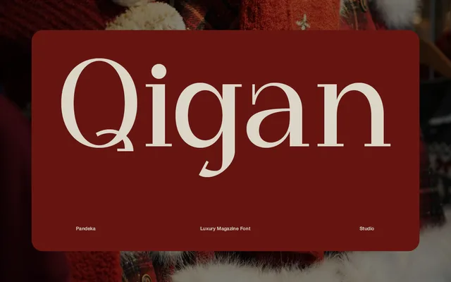Qigan specimen from Pandeka Studio