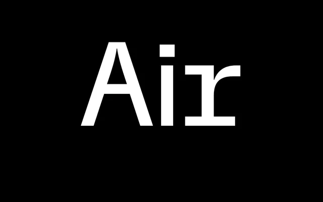 Air specimen from Pangram Pangram Foundry