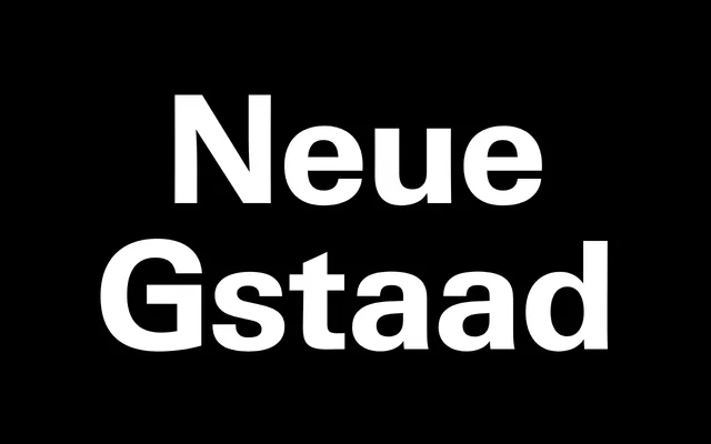 Neue Gstaad specimen from Pangram Pangram Foundry