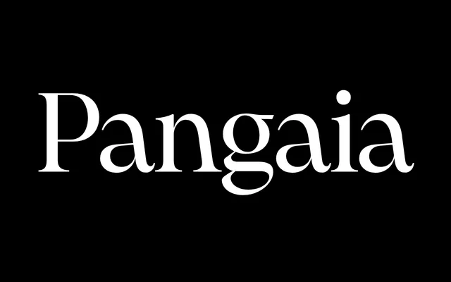 Pangaia specimen from Pangram Pangram Foundry