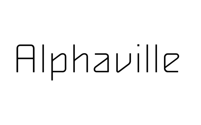 Alphaville specimen from ParaType