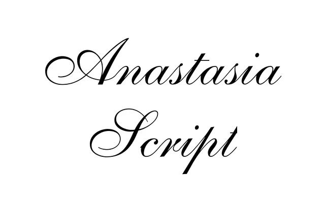Anastasia Script specimen from ParaType
