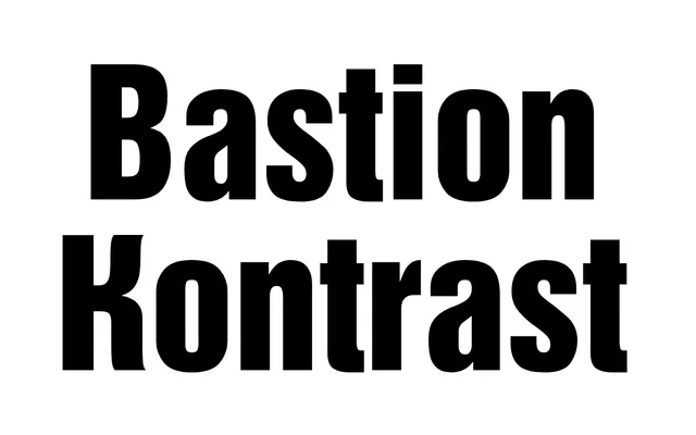 Bastion Kontrast specimen from ParaType