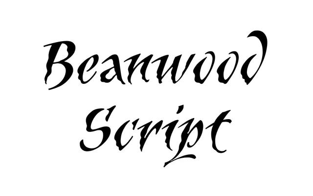 Beanwood Script specimen from ParaType